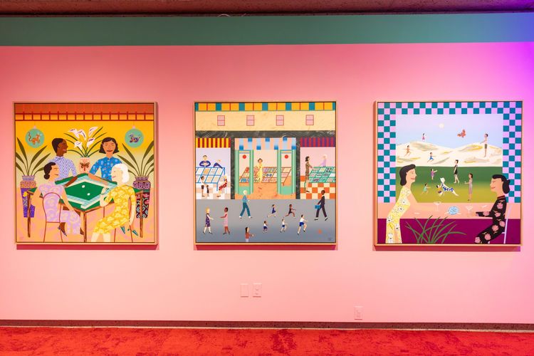 Installation view, Ancestral Visions: An Installation by Chelsea Ryoko Wong, Oakland Museum of California · 2025 (3)