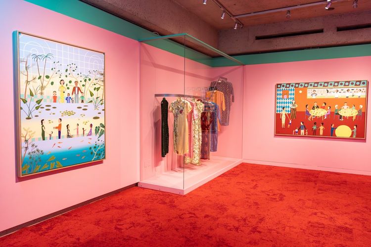 Installation view, Ancestral Visions: An Installation by Chelsea Ryoko Wong, Oakland Museum of California