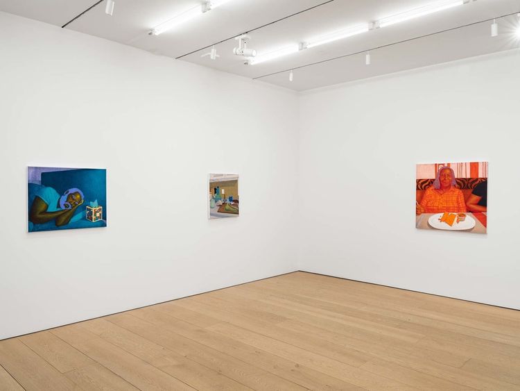 Installation view, When There's Nothing I Can Do: I Go to My Heart, Lehmann Maupin, New York · 2025 (3)