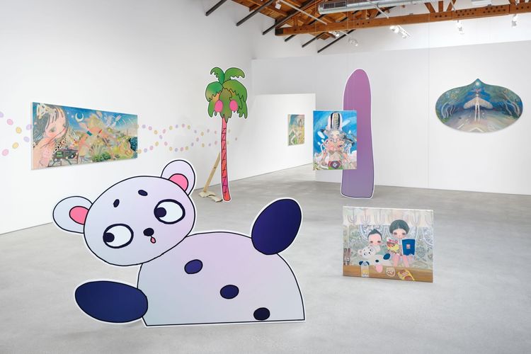 Installation view, How Deep How Far We Can Go, Perrotin