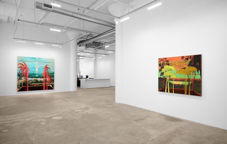 Installation view, Sunsetting, Vielmetter · 2025 (5)