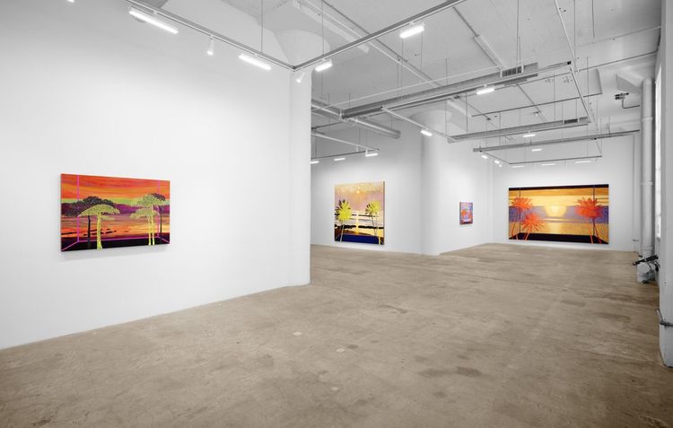 Installation view, Sunsetting, Vielmetter · 2025 (13)