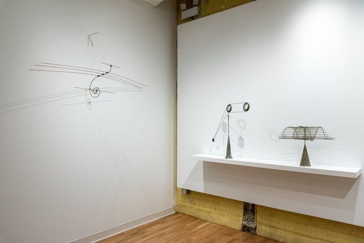 Installation view, Drawing with Metal: Sculpture by Bill Brady, Intuit Art Museum · 2026 (5)