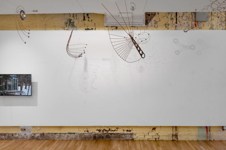 Installation view, Drawing with Metal: Sculpture by Bill Brady, Intuit Art Museum · 2026 (3)