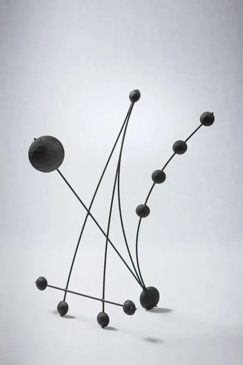 Installation view, Drawing with Metal: Sculpture by Bill Brady, Intuit Art Museum · 2026 (12)