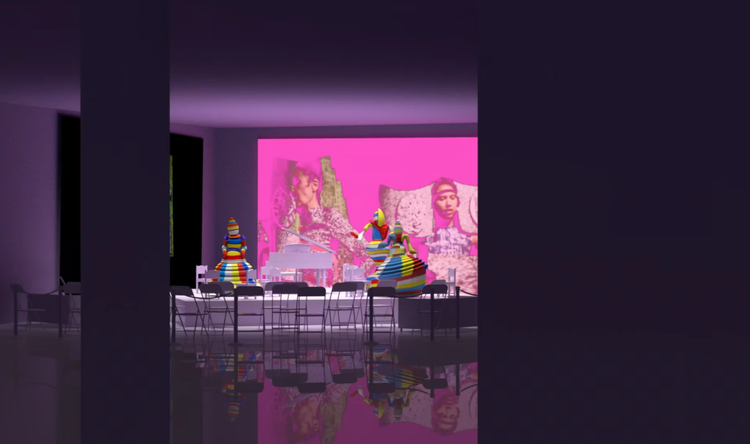 Installation view, Illuminations, bitforms gallery
