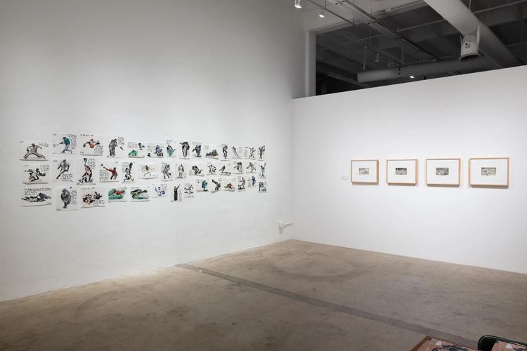 Installation view, Graven Images to the Major Deities, Track 16, Hollywood · 2026 (1)
