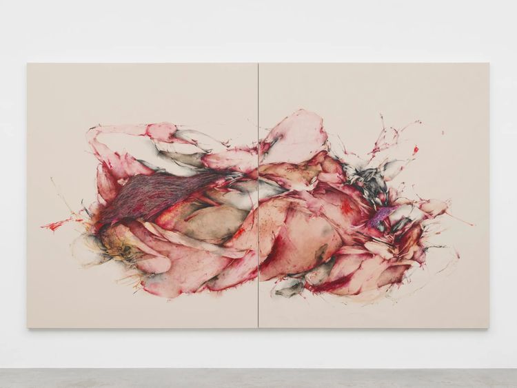 Installation view, Covered and Cover, White Cube
