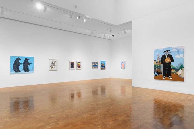 Installation view, Portrait of the Artist as a Young Coyote, Babst Gallery · 2026 (1)