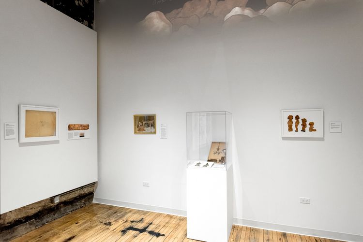 Installation view, Cutting and Pasting a World: The Paper Craft of Henry Darger, Intuit Art Museum · 2026 (2)