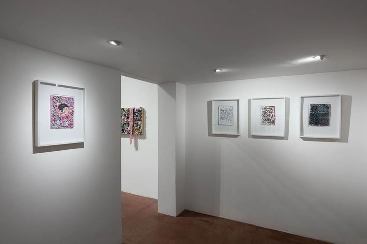 Installation view, The Death of Beauty, Track 16, Hollywood · 2026 (1)