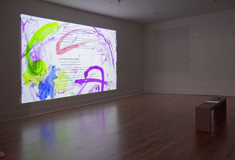 Installation view, Scribble Scrabble Slop, Microscope Gallery · 2026 (2)
