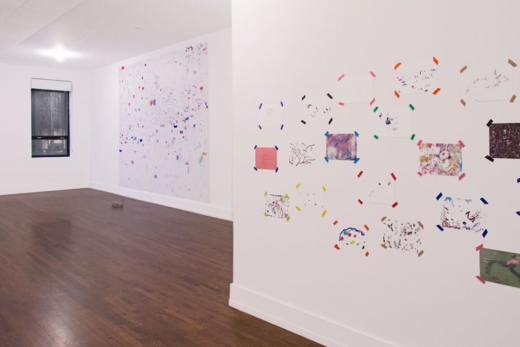 Installation view, Scribble Scrabble Slop, Microscope Gallery · 2026 (3)
