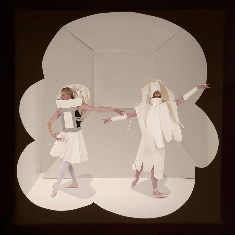 Installation view, Patterns and Tones for A Paper Ballet, Keystone Art Space