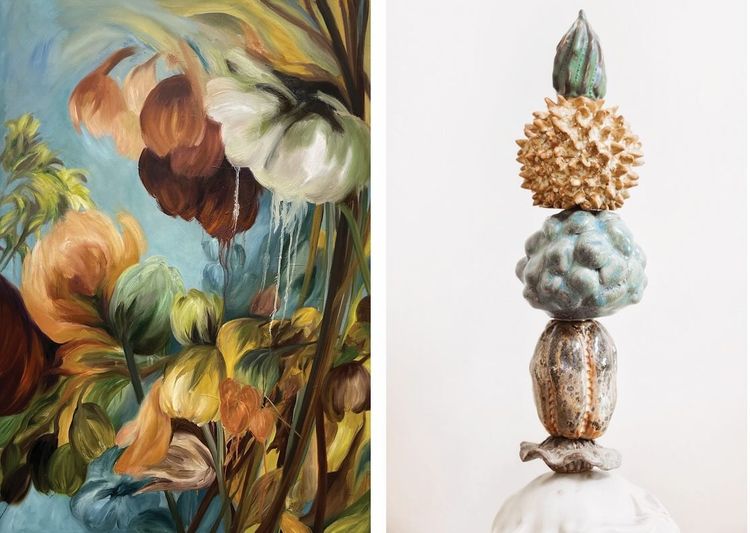 Installation view, Flora and Form, CULT Aimee Friberg