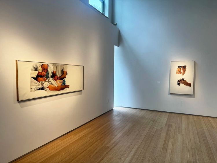 Installation view, White Ground Paintings, Nancy Hoffman · 2026 (6)