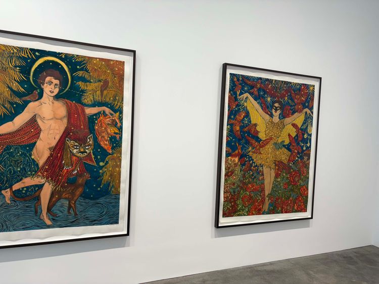 Installation view, Empress of Night, David Zwirner · 2025 (9)