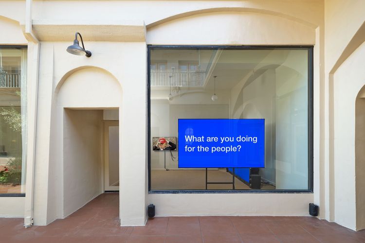 Installation view, All About Evil (Selected Works), Hoffman Donahue, Melrose Hill · 2025 (2)