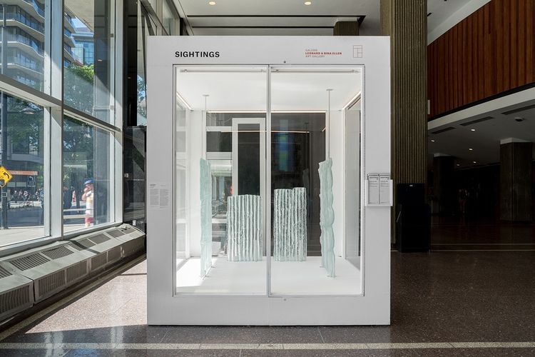 Installation view, SIGHTINGS 47: HALL BUILDING, 1964, Leonard & Bina Ellen Art Gallery · 2026 (3)