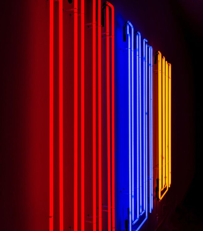 Installation view, In Lights, Aicon