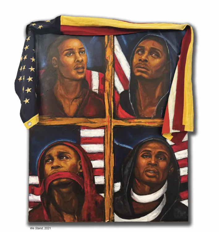 Installation view, America’s Hymn, Long Gallery