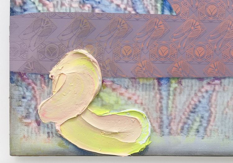 Installation view, Laura Owens, Matthew Marks, 522 W 22nd St · 2025 (7)