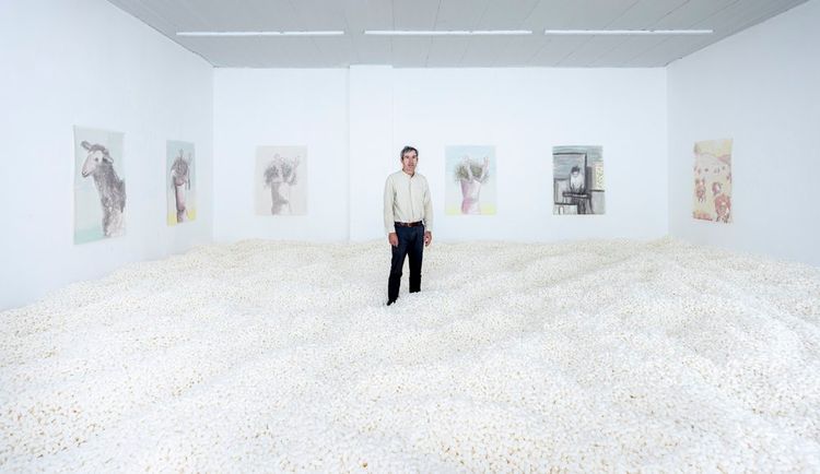 Installation view, Officer McGinty Writes a Ticket and Other Works, La Loma Projects