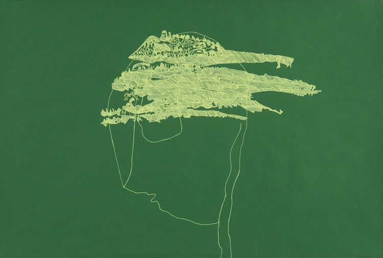 Installation view, Kathryn Kert Green: Line-Storm, re.riddle · 2025 (3)