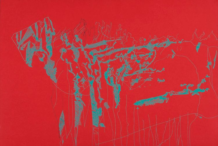 Installation view, Kathryn Kert Green: Line-Storm, re.riddle · 2025 (7)