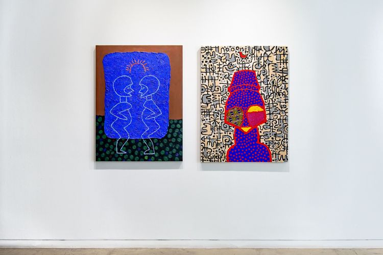 Installation view, Looking Back and Forward, Aicon · 2025 (2)