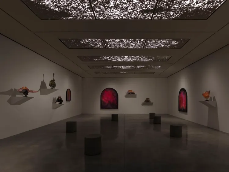Installation view, scintille, White Cube · 2026 (3)