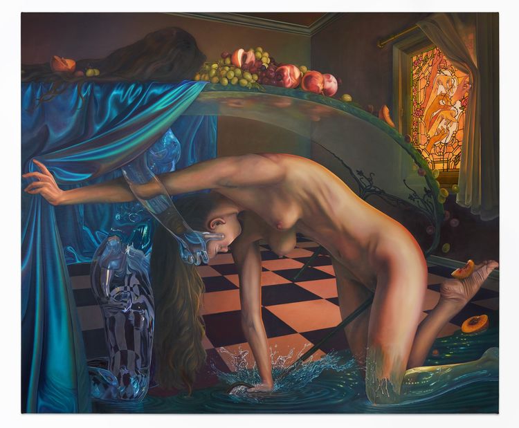 Installation view, Under the Rose, Anat Ebgi