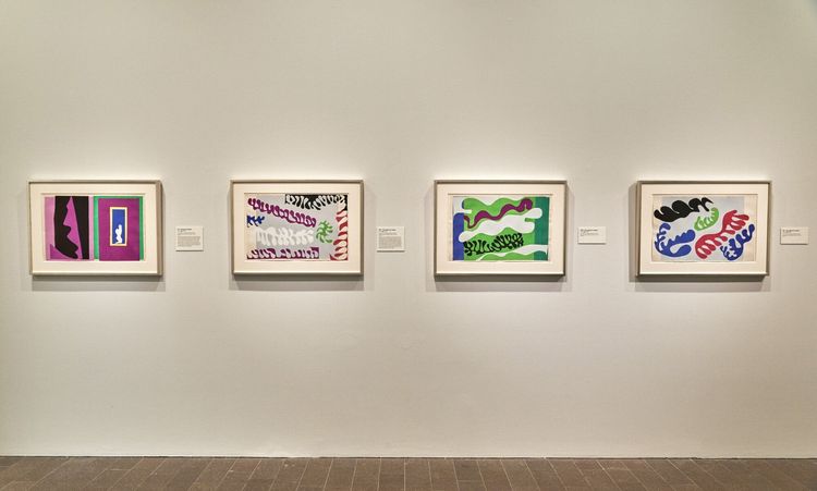 Installation view, Matisse's Jazz Unbound, de Young Museum · 2025 (3)