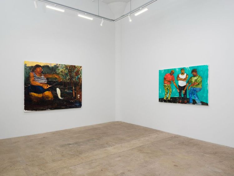 Installation view, The Stakes are Myself, Vielmetter · 2025 (4)