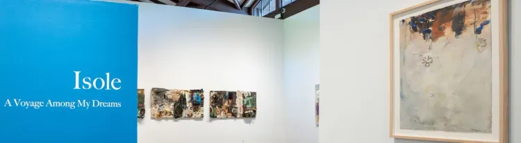 Installation view, Isole: A Voyage Among My Dreams, Saint Mary's College Museum of Art