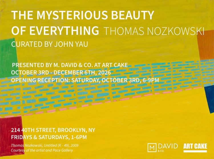 Installation view, The Mysterious Beauty of Everything, Art Cake