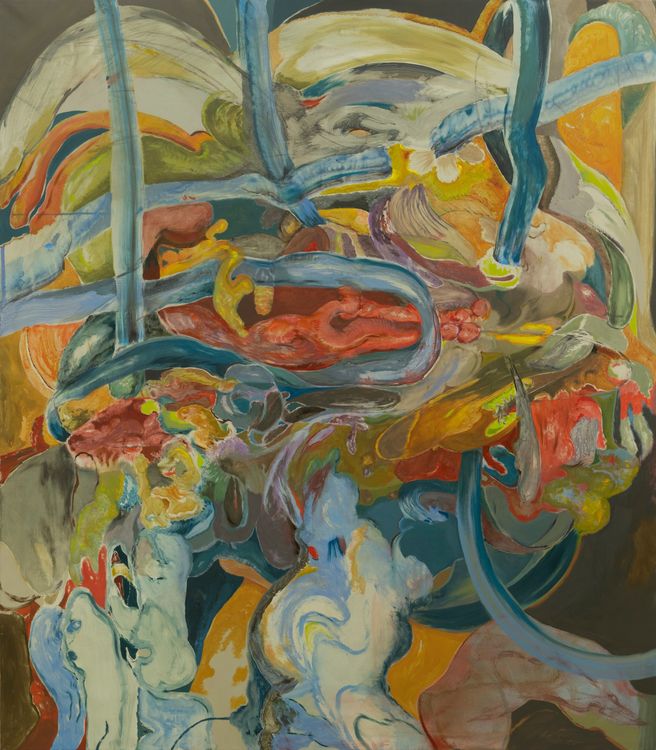 Installation view,  To Meet on the Riverbend, Nicodim, Los Angeles