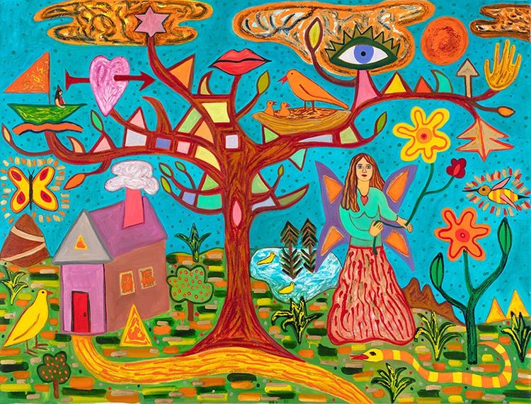 Installation view, Days of Awe: New Paintings, AIR