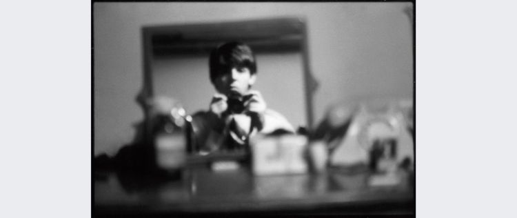 Installation view, Paul McCartney Photographs 1963-64: Eyes of the Storm, de Young Museum