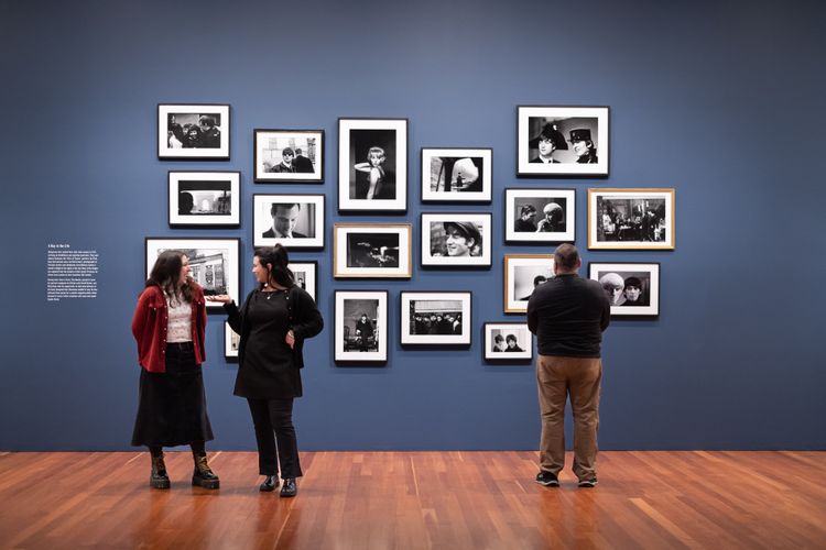 Installation view, Paul McCartney Photographs 1963-64: Eyes of the Storm, de Young Museum · 2025 (2)