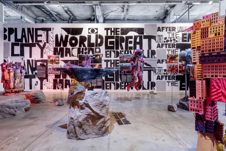 Installation view, Planetary Imaginaries, SCI-Arc Gallery · 2026 (1)