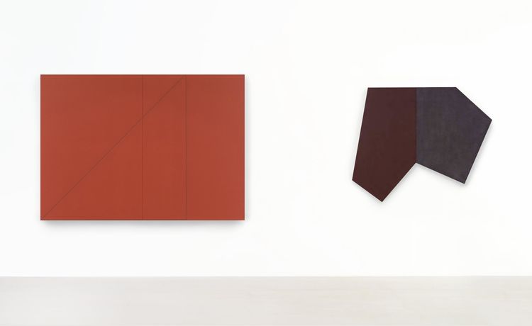 Installation view, Paintings 1973-2012, Mignoni