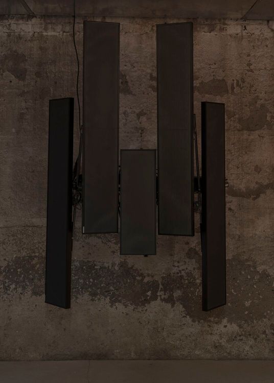 Installation view, Cevdet Erek: Americas, SculptureCenter