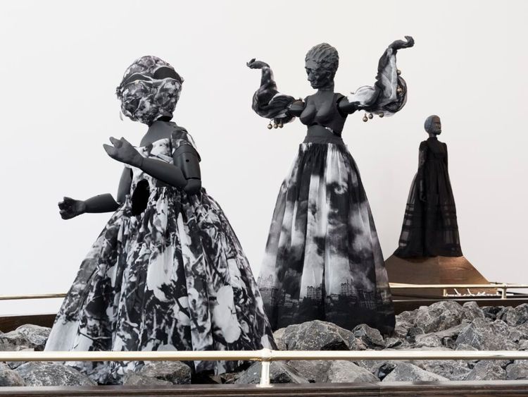 Installation view, Fortuna and the Immortality Garden, San Francisco Museum of Modern Art