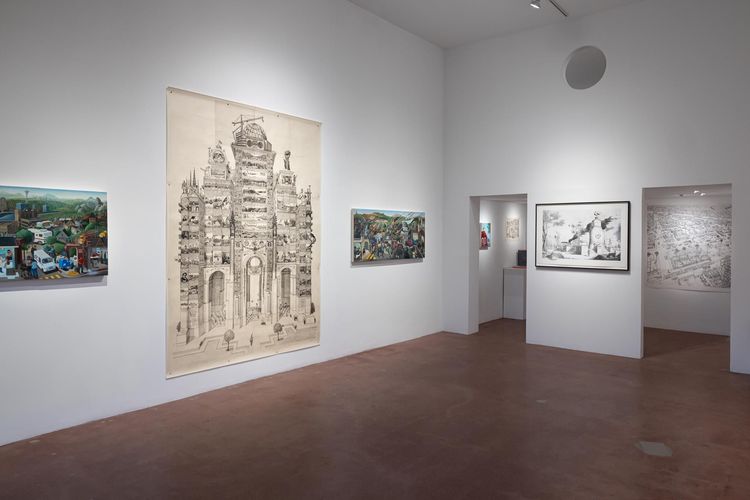 Installation view, Sandow Birk, Track 16, Hollywood · 2026 (13)