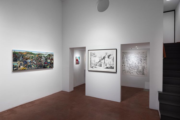 Installation view, Sandow Birk, Track 16, Hollywood · 2026 (10)