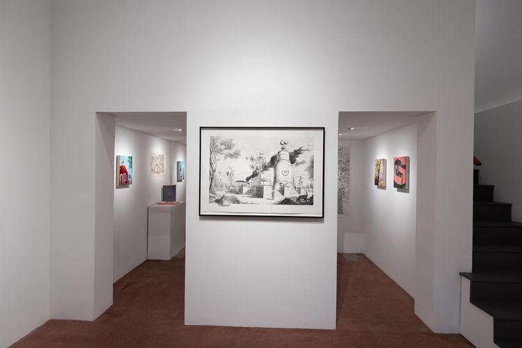 Installation view, Sandow Birk, Track 16, Hollywood · 2026 (1)