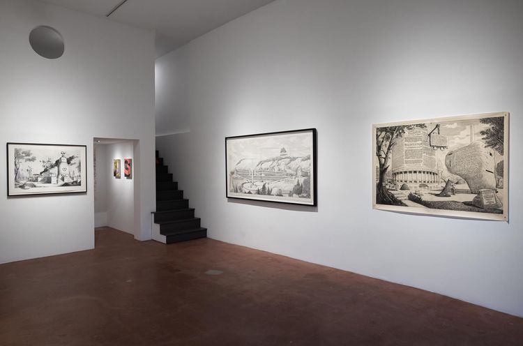 Installation view, Sandow Birk, Track 16, Hollywood · 2026 (12)