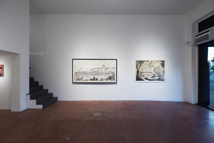 Installation view, Sandow Birk, Track 16, Hollywood · 2026 (8)