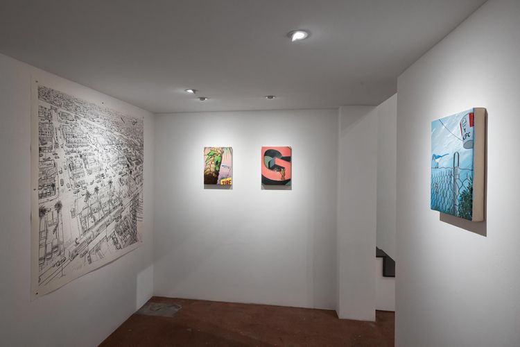 Installation view, Sandow Birk, Track 16, Hollywood · 2026 (2)
